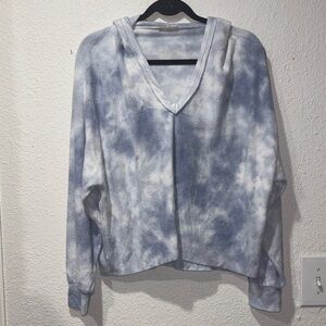 FP Movement by Free People Blue and White Hoodie